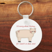 Porte-clés Cochon de régime (Recto)