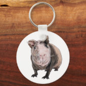 Porte-clés Cochon d'Inde maigre (Recto)