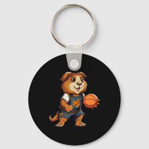 Porte-clés Cochons de Guinée de basket-ball
