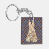 Porte-clés Cochran Tartan Scottie (Devant gauche)
