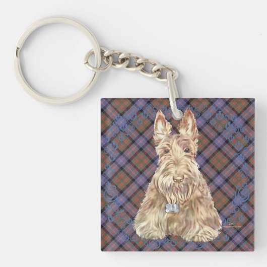 Porte-clés Cochran Tartan Scottie (Devant)
