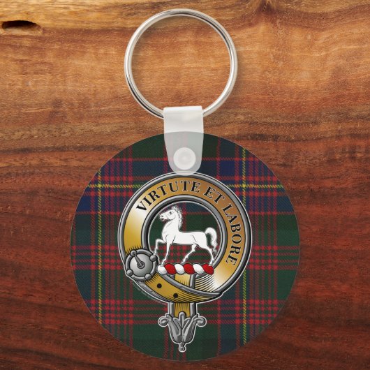 Porte-clés Cochrane Tartan & Badge (Recto)