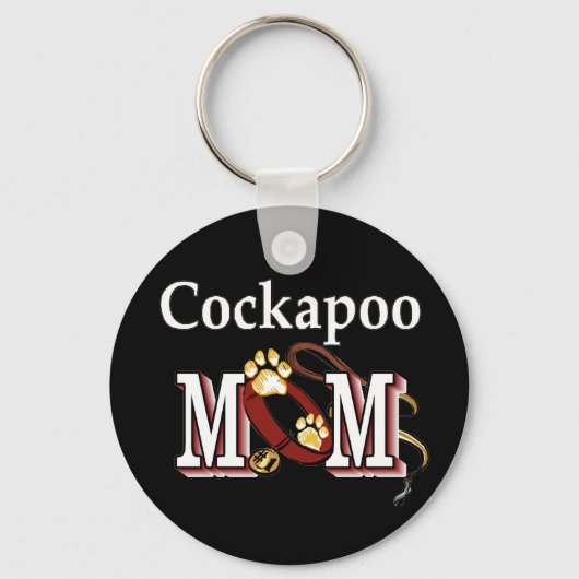Porte-clés Cockapoo Chien Maman Cadeaux (Recto)