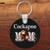 Porte-clés Cockapoo Chien Maman Cadeaux (Recto)