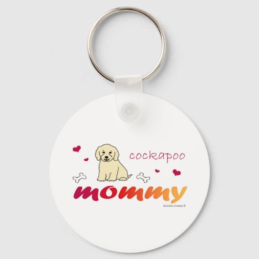 Porte-clés CockapooCrmMommy (Recto)