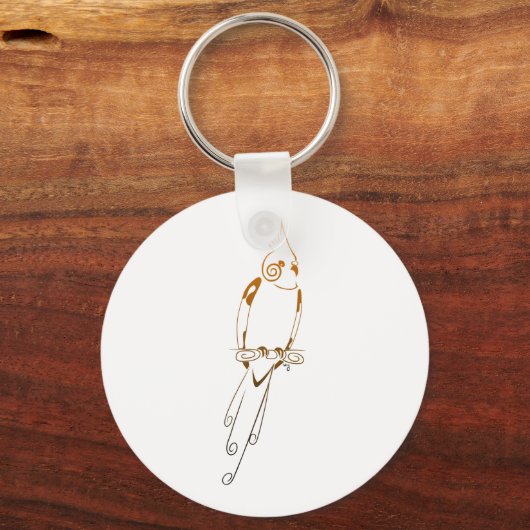 Porte-clés Cockatiel (Recto)