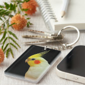 Porte-clés Cockatiel de Lutino (Devant droit)