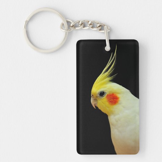 Porte-clés Cockatiel de Lutino (Devant)