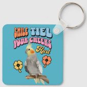 Porte-clés Cockatiel Parrot gai (Dos)