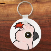 Porte-clés Cockatoo à crête saumon (Recto)