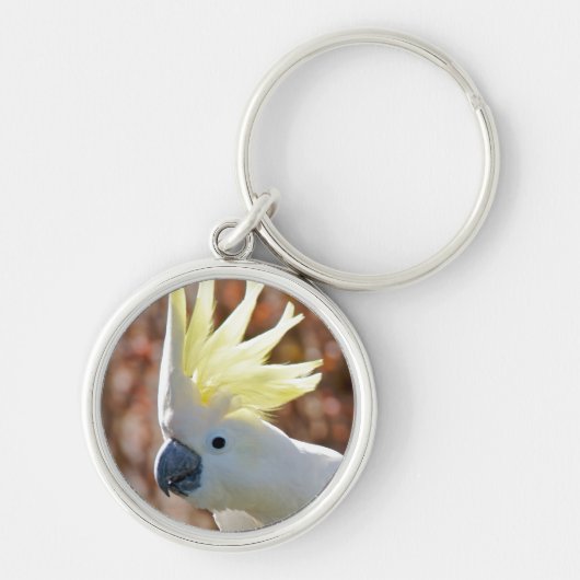 Porte-clés Cockatoo Oiseau Paix Amour Destin Cadeaux (Devant)