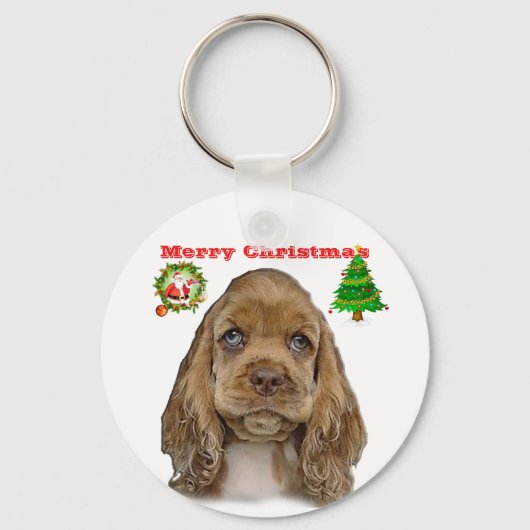 Porte-clés Cocker spaniel (Recto)
