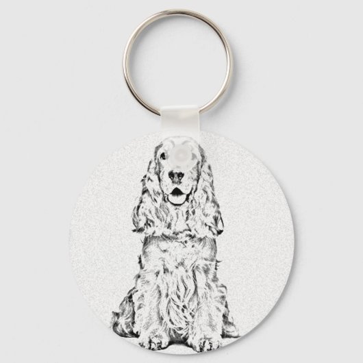 Porte-clés Cocker spaniel (Recto)