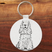 Porte-clés Cocker spaniel (Recto)
