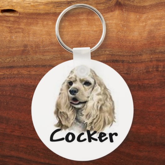 Porte-clés Cocker Spaniel (Recto)