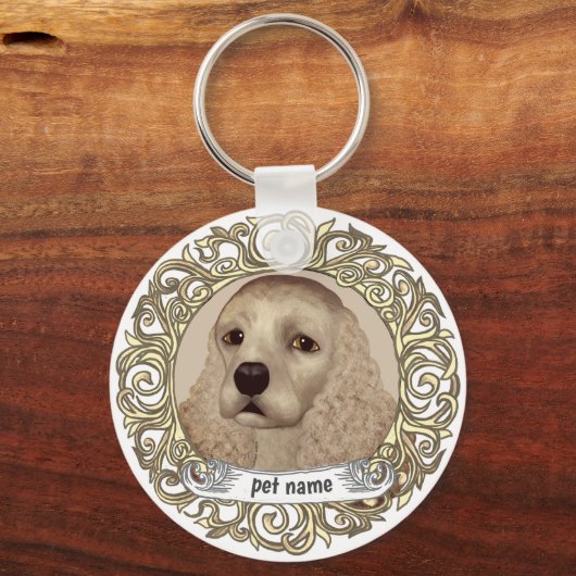 Porte-clés Cocker Spaniel (Recto)