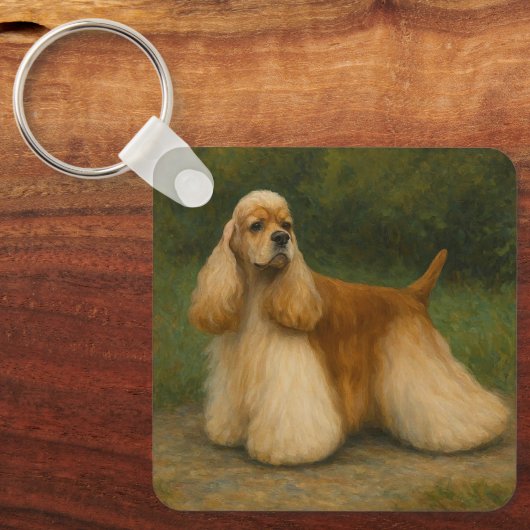 Porte-clés Cocker Spaniel (Recto)