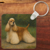 Porte-clés Cocker Spaniel (Verso)