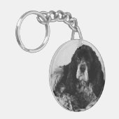 Porte-clés Cocker Spaniel Acrylique Porte - clé double face (Devant gauche)