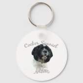 Porte-clés Cocker Spaniel Maman 2 (Verso)