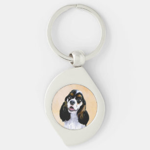 Porte-clés Cocker Spaniel (Parti) Peinture - Art Chien origin