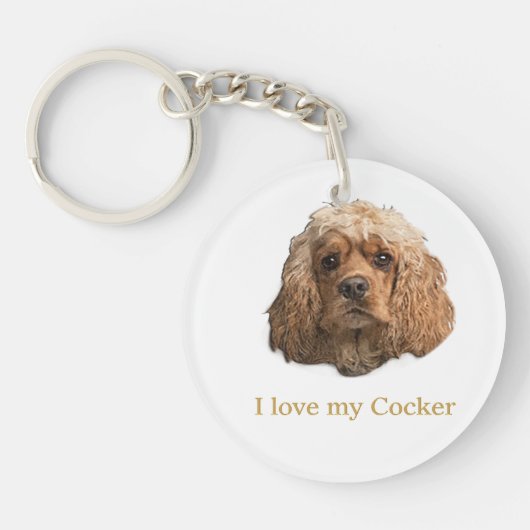 Porte-clés cocker Spaniels (Devant)