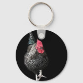 Porte-clés Cockerel Black Strutt No 3 (Verso)