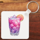 Porte-clés Cocktail Citronade Rose (Verso)