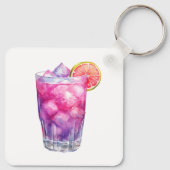 Porte-clés Cocktail Citronade Rose (Dos)