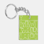 Porte-clés Cocktail Lime green (Devant gauche)