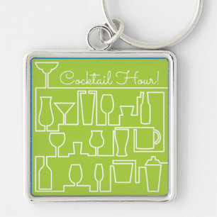 Porte-clés Cocktail Lime green