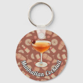 Porte-clés Cocktail Manhattan (Recto)
