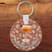 Porte-clés Cocktail Manhattan (Recto)