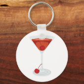 Porte-clés Cocktail Manhattan (Recto)