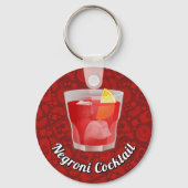 Porte-clés Cocktail Negroni (Recto)