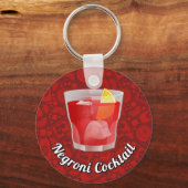 Porte-clés Cocktail Negroni (Recto)