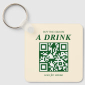 Porte-clés Cocktail Old Fashioned Célibataire Acheter un verr (Recto)