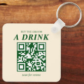 Porte-clés Cocktail Old Fashioned Célibataire Acheter un verr (Verso)