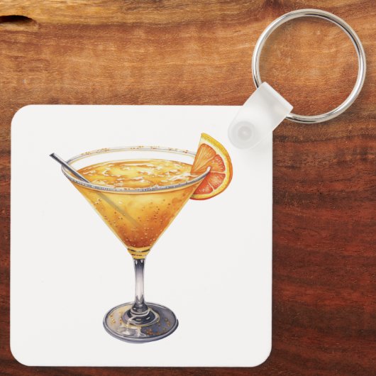 Porte-clés Cocktail Sidecar (Verso)