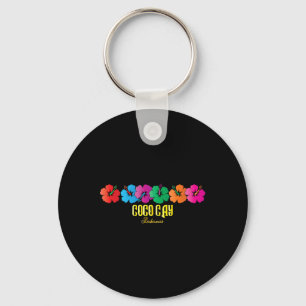 Porte-clés Coco Cay Bahamas Souvenirs Famille Vacances Croisi