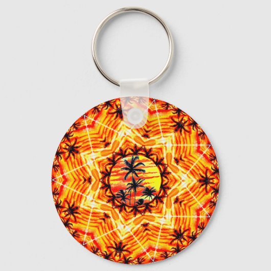 Porte-clés Coco Palm Star (Recto)
