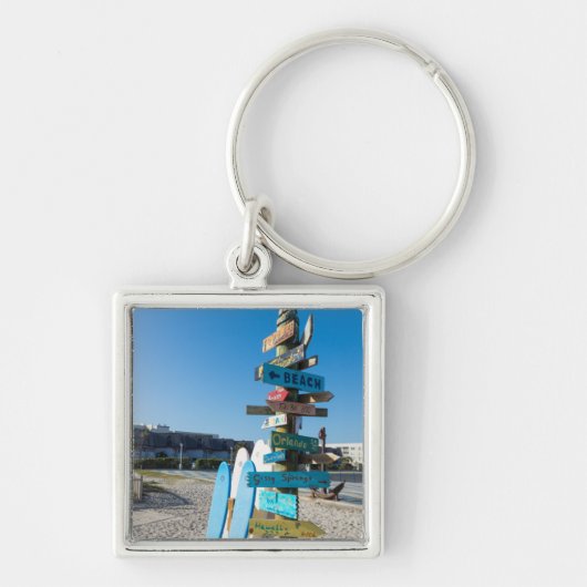 Porte-clés Cocoa Beach Totem Tiki (Devant)