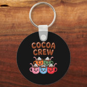 Porte-clés Cocoa Crew Cute Christmas Hot Chocolate Matching P (Recto)