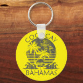 Porte-clés CocoCay Retro Bahamas Vacation Bahamas Cruise (Recto)