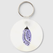 Porte-clés Cocon Papillon pourpre (Recto)