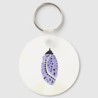 Porte-clés Cocon Papillon pourpre