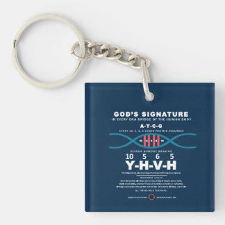 Porte-clés Code ADN-YHVH
