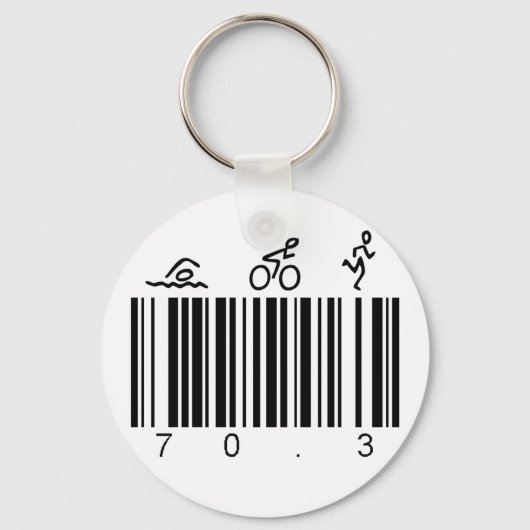 Porte-clés Code barre 70.3 (Recto)