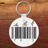 Porte-clés Code barre 70.3 (Recto)