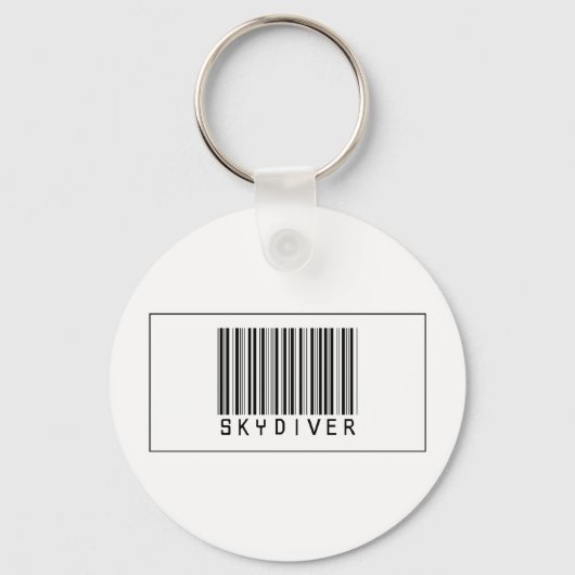 Porte-clés Code-barres Skydiver (Recto)